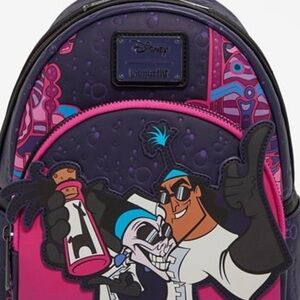 Loungefly Disney The Emperor's New Groove Kronk & Yzma Secret Lab Mini Backpack